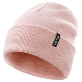 FURTALK Unisex Baby Toddler Kids Beanie Winter Knitted Hat for Boys and Girls, pink