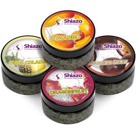 Shiazo Stones Tropical Feelings - Value Pack of 4 Varieties - 4 x 100 g