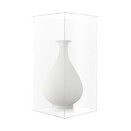 Beuioslyr 24" Clear Acrylic Display Stand, Acrylic Display Box For Action Figures Collectibles, Tall Clear Plastic Box Dust Proof Action Figures Toy Acrylic Case for Display Figures Dolls