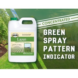 Liquid Harvest Lazer Green Concentrated Spray Pattern Indicator - 1 Gallon (128 Ounces) - Perfect Weed Spray Dye, Herbicide Dye, Fertilizer Marking Dye, Turf Marker and Herbicide Marker
