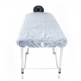 Greenour Waterproof Massage Table Cover Disposable Fitted Bed Sheets for Spa White 10PCS 36 x 88 Inch