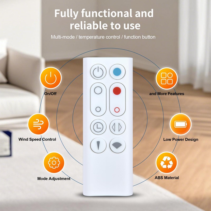 CLVIZCXOM New Fan Remote Control Replacement for Dyson AM09 Hot