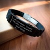 Developer Savior Gift: Funny Glide lock Clasp Silicone Adjustable Black