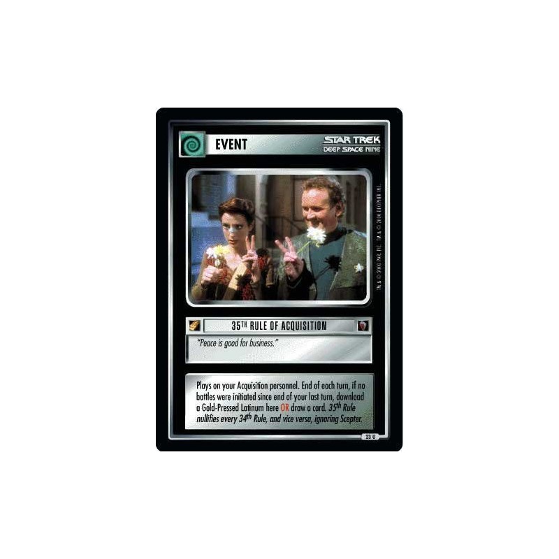 Decipher Star Trek CCG 1E MM Mirror Mirror 35TH Rule