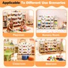 MICZG Extra Large Toy Storage Organizer for Kids - 3-in-1