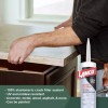 Lanco Siliconizer WHITE Elastomeric Crack Filler Caulk Sealant 10-oz Tube