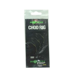 KORDA CHOD RIGS SHORT BARBED SIZE 6 - KCR017