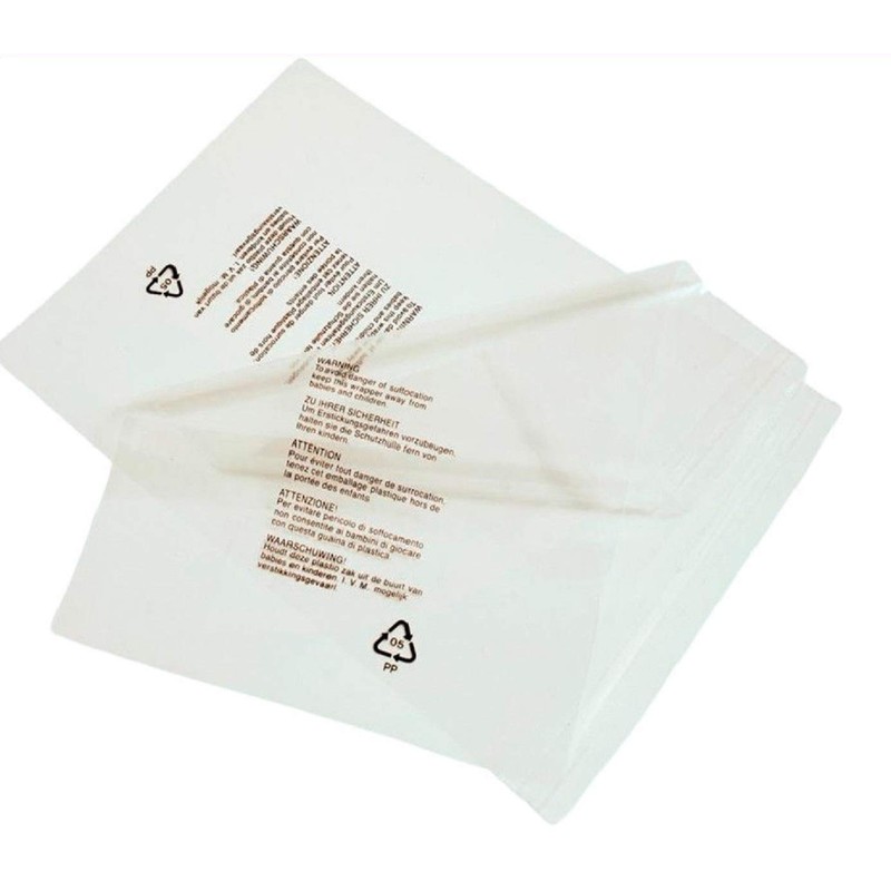 Sabco - 200pcs Clear Garment Bags - Polypropylene Envelopes -