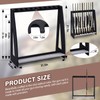 Yousoontic Indoor Gun Racks, Floor Standing Rifle Rack Wooden Freestanding