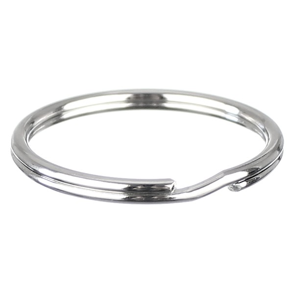 CleverDelights 1 3/8" Split Key Rings - 50 Pack -