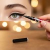 Delineador De Ojos 36h Negro Plumín Cuidado Facial