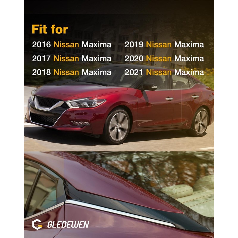 Rear Quarter Panel, Compatible with 2016-2021 Nissan Maxima, Left Driver