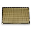 Double sided perforated grid board with round pads.