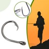 ECSiNG 10Pcs Fishing Hooks 10/0 Circle Hooks Saltwater Fishing Hooks