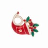 Merry Xmas Napkin Rings Decoration Wreath Stocking Bells Reindeer Tree