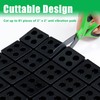 Forestchill Rubber Anti Vibration Pad, 18" x 18" x 3/4"