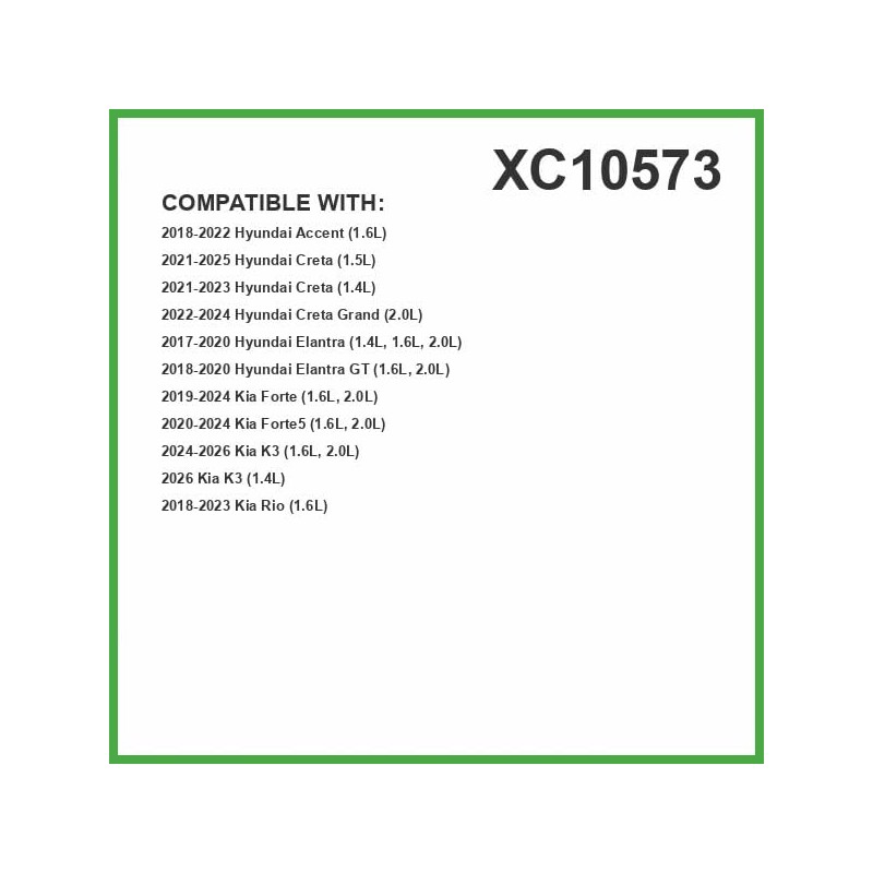 EcoGard XC10573 Premium Hyundai Cabin Air Filter, 1 Pack