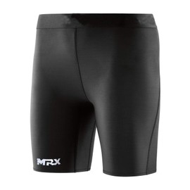 MRX Compression Shorts for Men & Women Elastic Spandex Yoga & Athletic Shorts Black