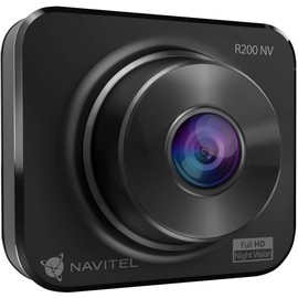 Navitel R200NV Dash Cam 1080P Full HD DVR Car Camera 2 Inch Screen 140° Wide Angle (G-Sensor, Night Vision, Parking Mode, Loop Recording, Motion Detection) Includes 12 Months Free Navigation App