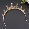 minkissy Rhinestone Crown Wedding Headband Birthday Princess Tiaras Hair Accessories