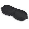 Block Out Blindfold Sleep Mask Includes noise cancelling earplugs (Black,