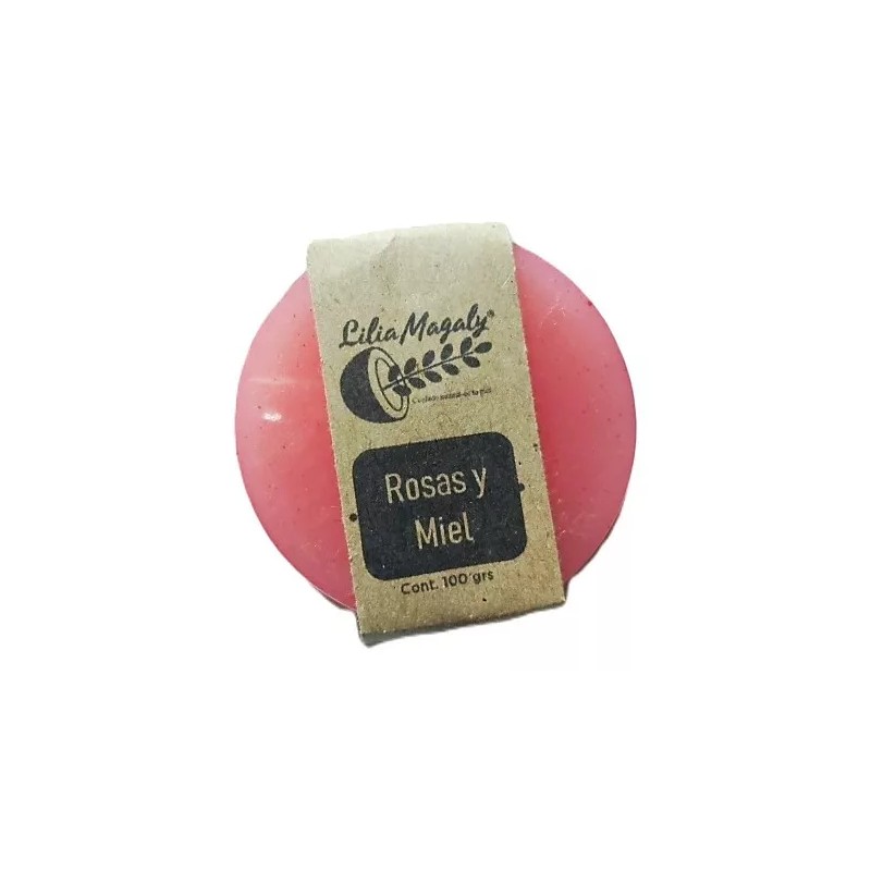 LiliaMagaly Jabón De Rosas Y Miel, 100 Grs. Kit De