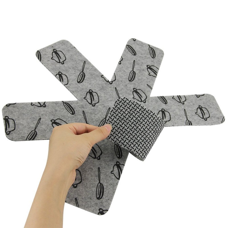 Pan Protectors 9 Pcs, Non-Slip Pot Protectors Separators Stoves and