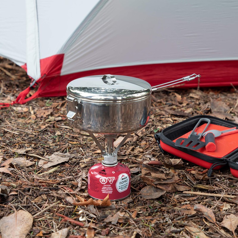 MSR Alpine Stainless Steel Stowaway Camping Pot, 475 mL