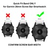 TRUMiRR Titanium Bracelet Compatible with Garmin Fenix 7X Pro/7X Sapphire