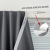 Sovtfides Magic Tape Stick On Curtains Window Shades Pull Down