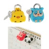 4pcs Mini Padlock Security Lock with Key Cute Cartoon Doll