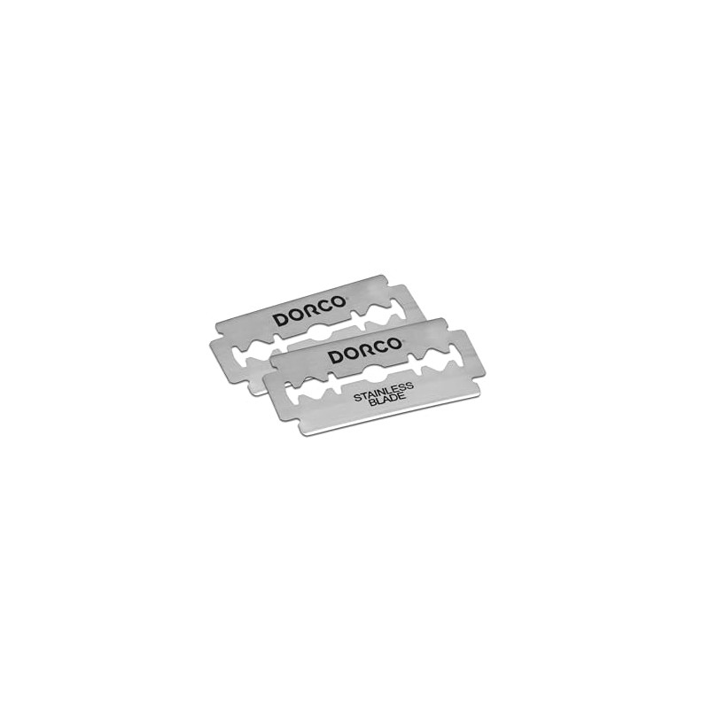 Dorco Platinum Stainless Double Edge Razor Blades - 100 Pack