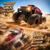 Veeniix Exploding RC Monster Truck,Crash Transform Mist Spray Lights Sounds