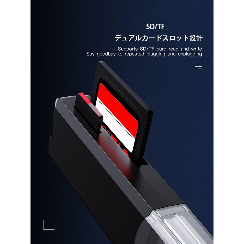 2-in-1 USB 3.0 Portable Card Reader Ultra Mini Heavy Duty