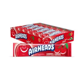 Airheads, Cherry, 0.55-Ounce Packages (Pack of 144)