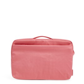 Vera Bradley Women's Cotton Laptop Organizer, Rouge Rose - Recycled Cotton, One Size