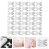 Minkissy Aluminum Bandage Fastener 100pcs Metal Buckle Bandage Clips for