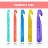 Large Crochet Hook Set Size 12m/15mm/18mm/20mm/25mm 5pcs Large Crochet Hook