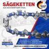 GARLAVIE Set of 3 Chainsaw Chains 10 cm - 1/4