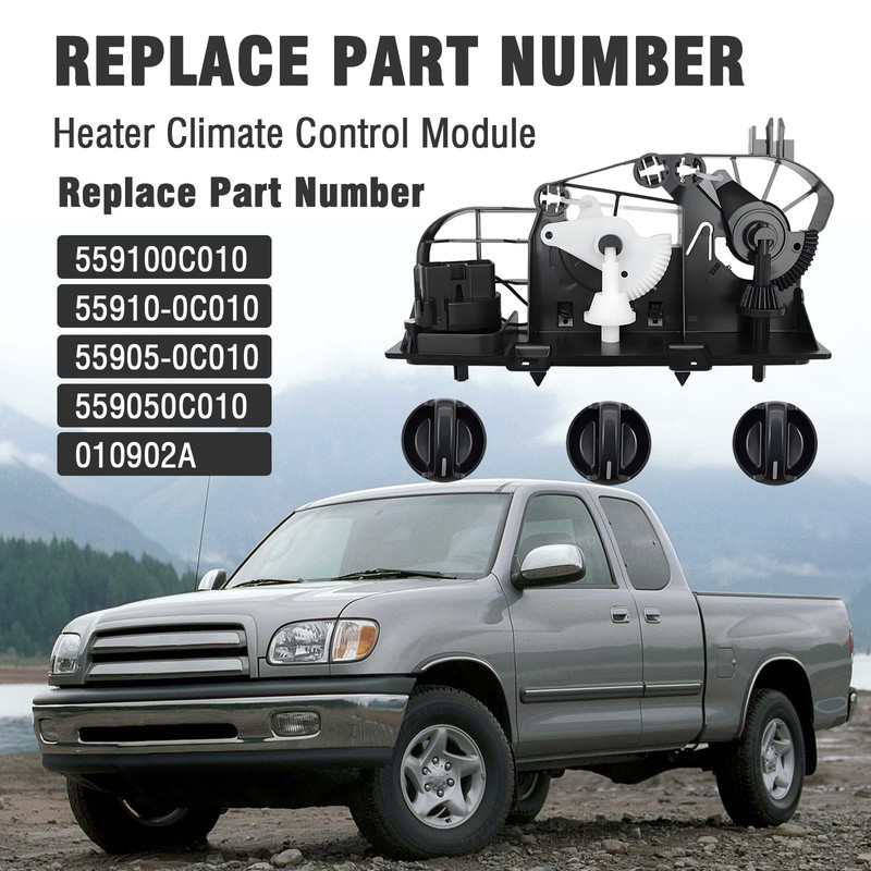 A/C Heater Climate Control Switch Assembly Compatible with Toyota Tundra