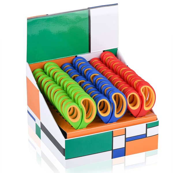 ELECKEY Scissors for School Kids Student, Kids Scissors 36 Count