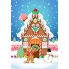 CafePress Gingerbread House Rectangle Magnet, 3"x2" Refrigerator Magnet