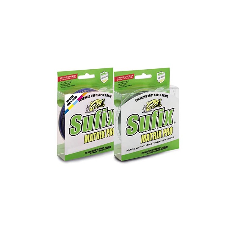 Sufix Matrix Pro Weed Green Braid - 250m, 30/100