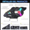 Auricular Bluetooth para motocicleta con micrófono, comunicación intercomunicada vía Bluetooth