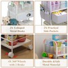 Baby Diaper Caddy Cart Organizer -3 Tier, Bedside Nursery Essentials
