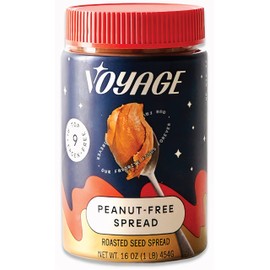 VOYAGE FOODS Peanut Free Spread | Enjoy the taste and consistency of Peanut Butter without any of the top 9 allergens | Safe for Schools, Non-GMO, Gluten Free, Vegan | (16oz. jar)