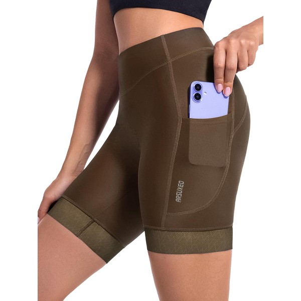 ARSUXEO Padded Bike Shorts Women Cycling Shorts with Padding Bicycle