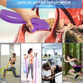 LAKXSF Pull Up Assistance Bands - Exercise Bands, Resistance Bands for Working Out, Physical Therapy, Body Stretching, and Strength Training, Pull Up Bands for Men and Women (Yellow)