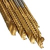 Gasea 6pcs Drill Saw Bit Set, 3/4/5/6/6.5/8mm HSS Titanium Coated