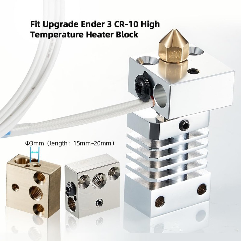 5Aplusreprap 3D Printer Thermistor HT-NTC100K 3950 High Temperature Sensor for